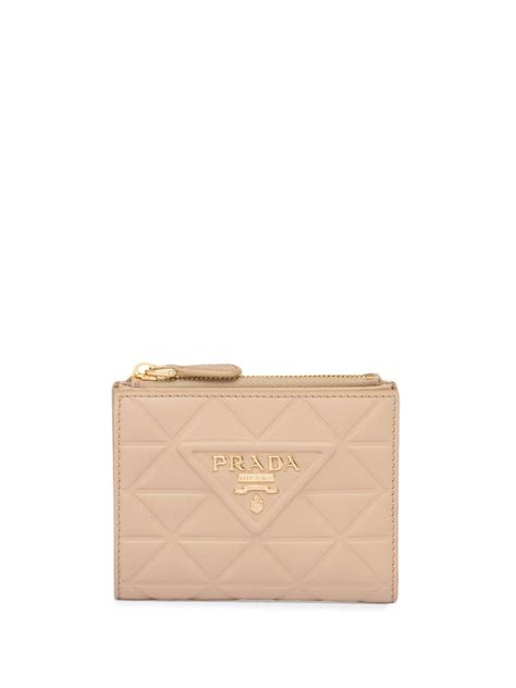 prada logo jacquard wallet|Prada Logo Jacquard Leather Wallet .